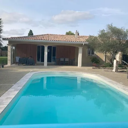 Prignac En Medoc-maison-6 Pers-3ch-piscine Chauffee *
